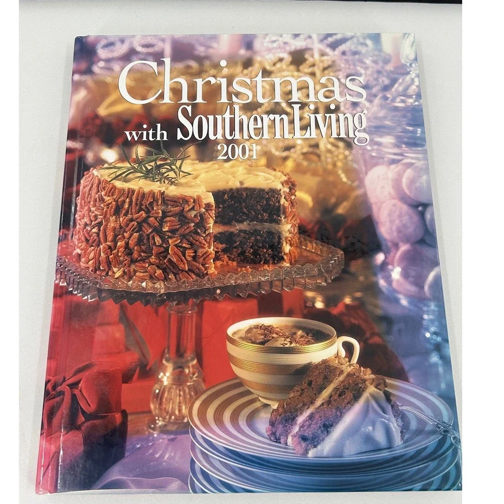 Christmas with Southern Living 2001 Hardcover Holiday Recipes‎ Decorating Book